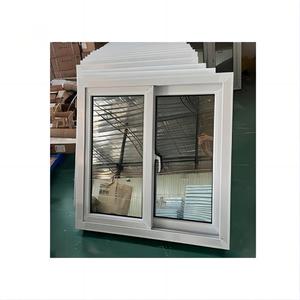 Bán màu trắng bão Windows tác động trượt 3 bài hát uPVC trượt kính cửa sổ tiếp nhận - Product Image 1