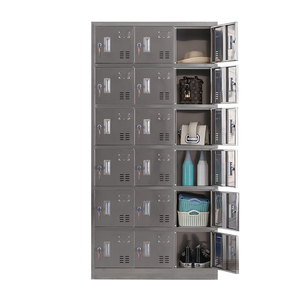 <span class=keywords><strong>Precio</strong></span> barato 18 puertas armario de almacenamiento armario de acero inoxidable para la fábrica y el Hospital sala limpia - Product Image 1