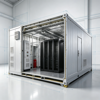 Conteneur portable écologique résistant au feu pour centre de données, pod de stockage modulaire, bâtiment préfabriqué isolé en sandwich