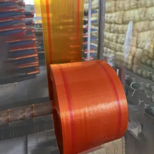 Tissu tissé en polypropylène personnalisé pour la fabrication de sac d'emballage Fournisseur de rouleau de sac tissé en PP de Chine