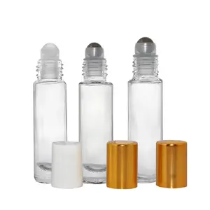 Cheap Factory Price Small Essential Oil Roller Roll-On Parfum Fragrance Bottles 5ml 10ml 15ml Mini Glass Perfume Roll On Bottle