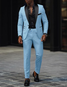 Completo da Uomo Slim Fit 2 Pezzi per Affari: Blazer e Pantaloni - Abito da Cerimonia per Gentiluomini 2026 - Product Image 6