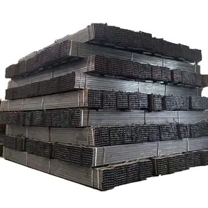 Ms black annealing hollow section,black annealed iron square tube,q195 black annealed square tube from factory on sale