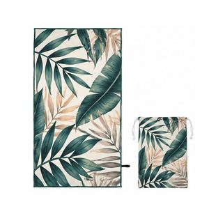 Serviette en microfibre de haute qualité, serviettes de plage d'été, microfibre ultra absorbante, serviette de plage à séchage rapide - Product Image 1