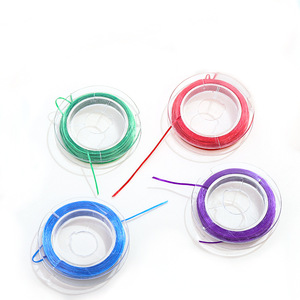 Colorful Mini 0.8mm Crystal <b>Elastic</b> Thread Flat Beading Thread DIY Jewelry Accessories - Product Image 5
