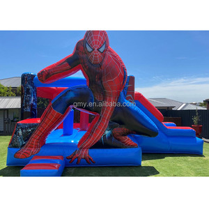 Location de structures gonflables pour fêtes : Château gonflable commercial <span class=keywords><strong>Spiderman</strong></span> Hpfburg avec souffleur d'air - Product Image 6