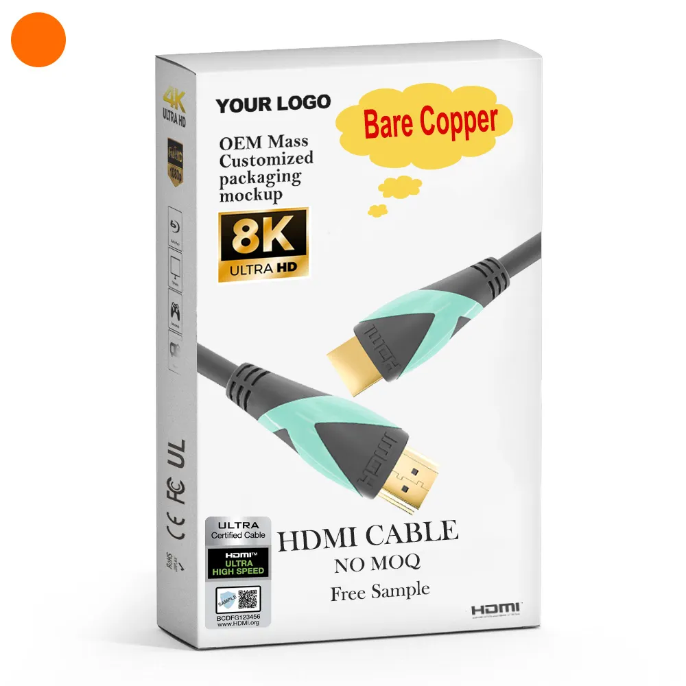 Che chắn Cáp HDMI cho người chơi Blu-Ray hỗ trợ kết hợp ứng dụng 2160p 3D Ultra HD 4K