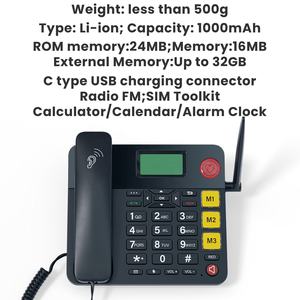 Téléphone à gros boutons pour les personnes âgées, numérotation à une touche pour les malvoyants - Sonnerie amplifiée avec haut-parleur puissant pour les malentendants - Product Image 5