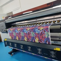 Enjet E74 4 kepala epson i3200 dengan pencetak sublimasi lebar 1.9M untuk mesin transfer panas poliester