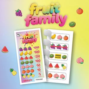 Desain Game pencocokan Pull-Tab klasik, ukuran tiket cetak Digital, Tab tarik terbuka pemecah Data khusus - Product Image 4