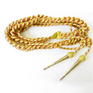 Customized Aiguillettes Ceremonial Uniform <b>Accessories</b> Cords Best Quality Aiguillette Whole Selling IN Different Color - Product Image 1
