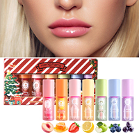 Baume à lèvres liquide nourrissant aux minéraux naturels, huile pour lèvres bio, logo personnalisé, waterproof, format voyage, gloss repulpant changeant de couleur