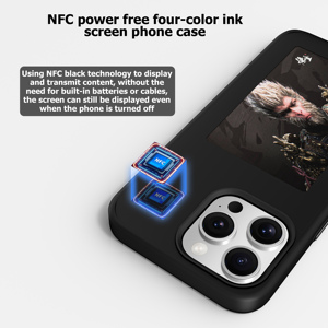 Ốp điện thoại thông minh màn hình E Ink NFC thông minh tự thiết kế GSCASE <span class=keywords><strong>2025</strong></span> mới dành cho iPhone 12 13 14 15 Pro Max 16 Pro - Product Image 6