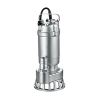 Pompe submersible pour eaux usées en acier inoxydable YL WQ(D)-SA, triphasée/monophasée, sortie filetée BSP 25-80 mm, basse pression, pour usage commercial