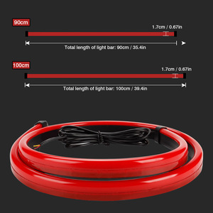 <b>Led</b> Tail <b>Lights</b> 90Cm 100Cm <b>Red</b> Universal Fit High Mounted Brake <b>Light</b> For Car Retrofit Upgrade - Product Image 2