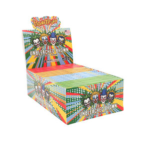 110mm King Size Honeypuff Design <b>Rolling</b> Paper with Filter Tips - New Clown Series Color Smoking Accessories - Product Image 1