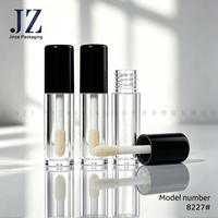 Contenants de gloss à lèvres miniatures personnalisés Jinze, tubes ronds en plastique, emballage unique