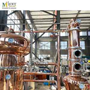 Acero inoxidable Inicio Cobre Todavía Whisky Vino Ginebra Vodka Brandy Todavía 50L 100L 150L 200L Hogar Alcohol Todavía - Product Image 2