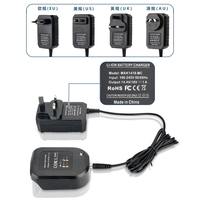 Chargeur en plastique 100-240V 1A 20W pour chargeur de batterie au lithium Makita 14.4V-18V chargeur de batterie rapide avec protection contre les surcharges