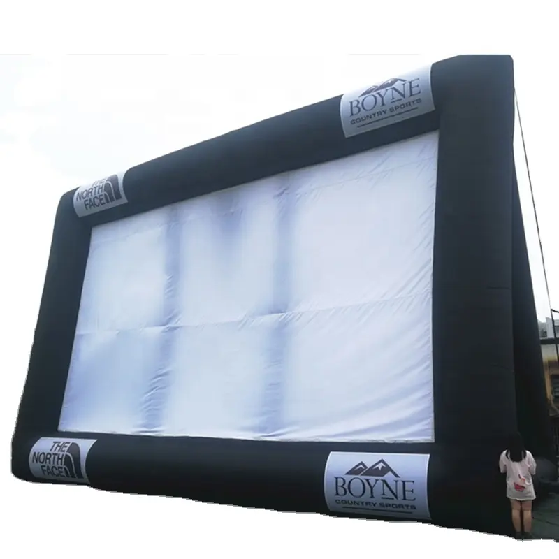 Layar Film tiup besar ringan ukuran kustom terjangkau untuk menonton pertandingan sepak bola