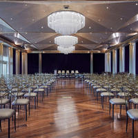 Grand luxe or encastré moderne hôtel luxe rond lustres en cristal de plafond éclairage