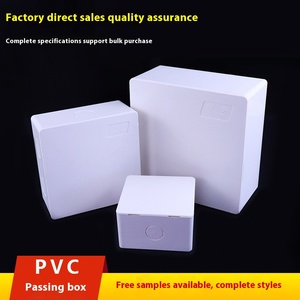 Lớn <span class=keywords><strong>PVC</strong></span> đường hộp nhựa giám sát Cáp Hộp nối với dây hộp mưa cho phụ kiện đường ống - Product Image 2