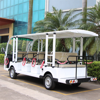 Mini-bus électrique de tourisme 72V 7,5kW avec moteur AC et batterie au lithium, navette hôtelière à vendre
