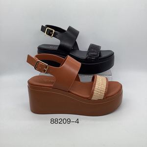 Sandales compensées à plateforme large pour femme – Idéales pour l'été et la plage - Product Image 4
