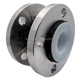 Compensateur de manchon en tube HT EPDM avec bride en acier inoxydable 316 DN50 PN16 avec matériau intérieur en PTFE - Product Image 2