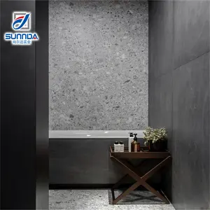60 * 120毫米水磨石瓷砖供应商中国哑光全身瓷灰白色外观酒店厨房客厅地板