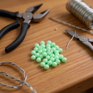 Perline Acriliche Ilan 10mm Verde Chiaro 19g - Product Image 3