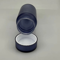 Bouteille vide en acrylique à double paroi de qualité supérieure, emballage alimentaire de luxe pour comprimés, poudres et capsules, produit amélioré, qualité supérieure, personnalisation disponible