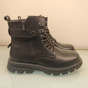 ผู้ชายสูงด้านบนรองเท้าหนังสบายหนา Soled <span class=keywords><strong>หัว</strong></span>ใหญ่หนังแกะด้านบนแฟชั่นปรับแต่งขายส่ง - Product Image 4