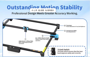 Graveur laser CNC TTS-20 Max pour métal, avec contrôle hors ligne, outils de découpe laser pour cuir, bois, acrylique, avec interrupteur de fin de course - Product Image 3