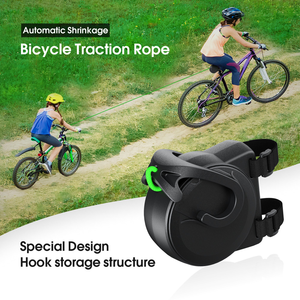 Cuerda de Remolque Retráctil para Bicicleta – Cuerda Flexible para Remolcar Bicicletas Infantiles, Remolques o Bicicletas Adicionales, Cuerda de Tracción para Bicicleta de Montaña, Par - Product Image 3