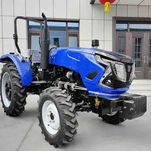 Trator grande 58.8kw máquinas agrícolas mais recentes tratores agrícolas de 80hp