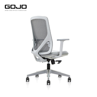 Chaise de bureau ergonomique en maille avec soutien lombaire, accoudoirs réglables, appui-tête, pivotante, rafraîchissante, extensible, idéale pour l'école et l'hôtel
