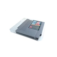 Boîtes d'emballage extérieures en PVC Boîte de protection de jeu vidéo transparente personnalisée pour SNES N64