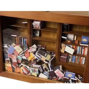 Wooden Flip Top Mini <b>Book</b> <b>Storage</b> <b>Box</b> Rectangle Office Decor Multipurpose Ornament - Product Image 5