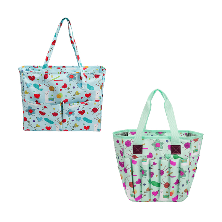 Портативная сумка-Органайзер Famicheer BSCI большой емкости для хранения вязальной пряжи