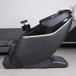 Home Massage Chair Full Body <b>Zero</b> Gravity SL Guide Rail 3D Robotic Arm Black Beige <b>One</b> Piece Molding - Product Image 3