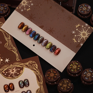 AILANUO Vernis à ongles en gel UV série œil de chat 10 couleurs - Formule végétalienne écologique non toxique, durcissement LED/UV, usage professionnel - Product Image 1