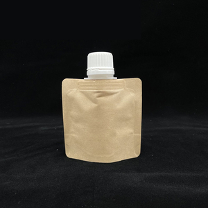 Food Grade Kraft Spout <b>Pouch</b> – Biodegradable Stand Up Refill Bag for Edible Oil & Beverage - Product Image 4