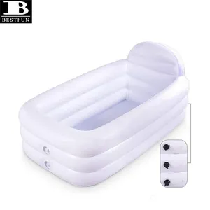 Kalınlaşmış K80 soğuk dayanıklı PVC şişme buz dalma banyo küvet katlanır taşınabilir darbe up eğitim kurtarma terapi havuzu