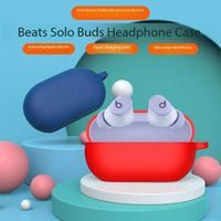 Funda de goma suave de silicona de marca Forwelleny para Beats Solo Buds, auriculares Bluetooth, protección impermeable, no auriculares