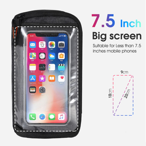 Sac de guidon de vélo isolé personnalisé WEST BIKING, étanche, pour téléphone, à fixer sur le cadre avant du vélo - Product Image 3