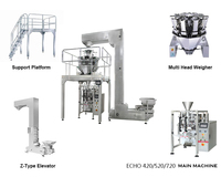Machine verticale et automatique pour emballages de puces, g, pour faire des tortilla, graines, banane, pommes de terre