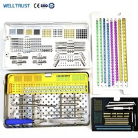 Kit d'instruments chirurgicaux orthopédiques vétérinaires ALPS Ortho Vet Surgery 2.0/2.4 TPLO/ALPS pour chats et chiens