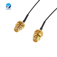 Câble d'extension d'antenne coaxial RF RP-S-M-A femelle vers connecteur UFL, vente en gros d'usine