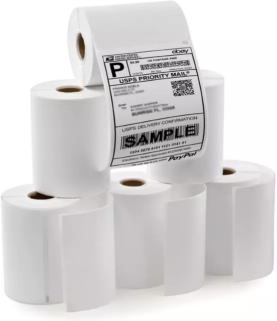 100x150 Adhesive Sticker Dymo Labels Blank Shipping Direct Thermal Label Waybill Printer Sticker